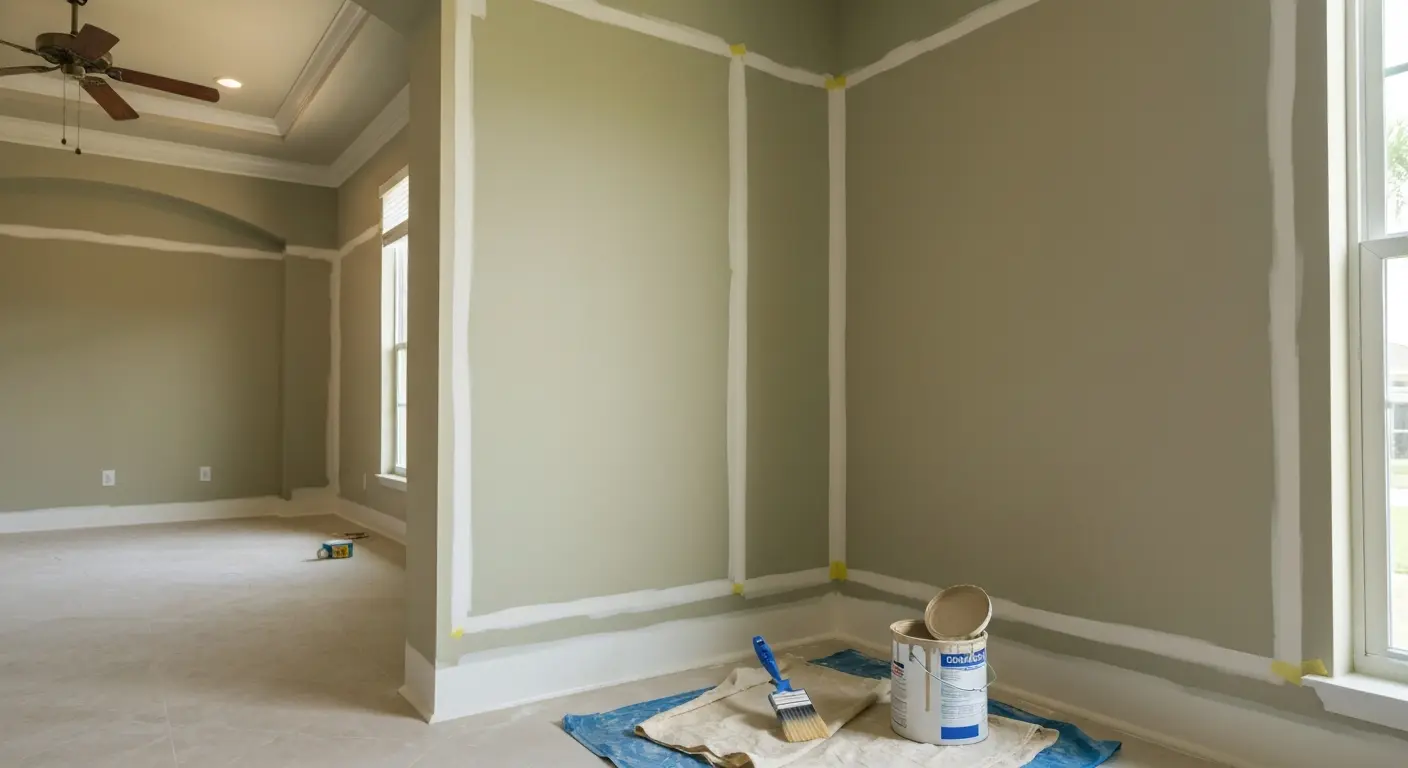 Interior painting project in Bradenton home