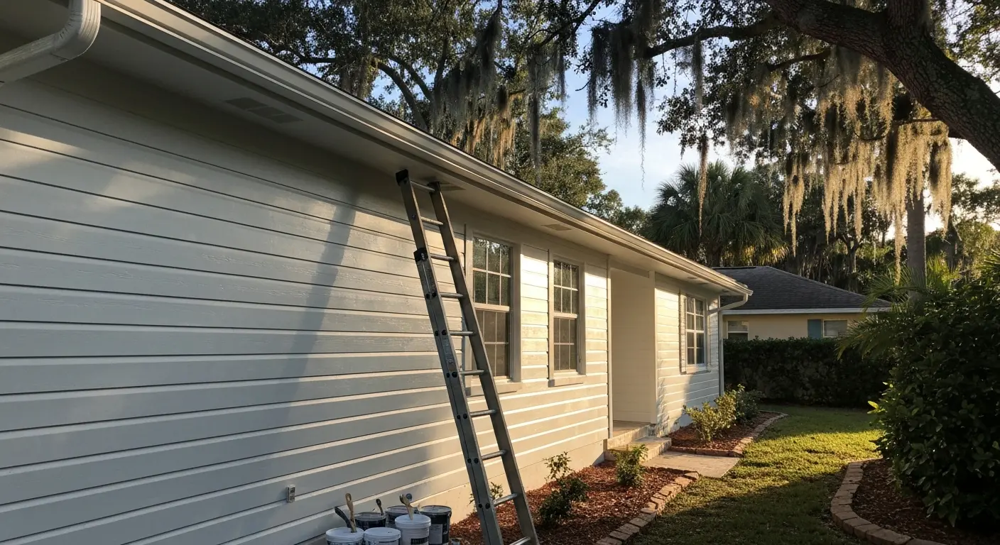Exterior house painting