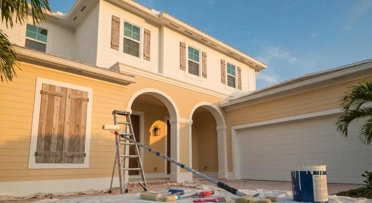 Exterior painting service