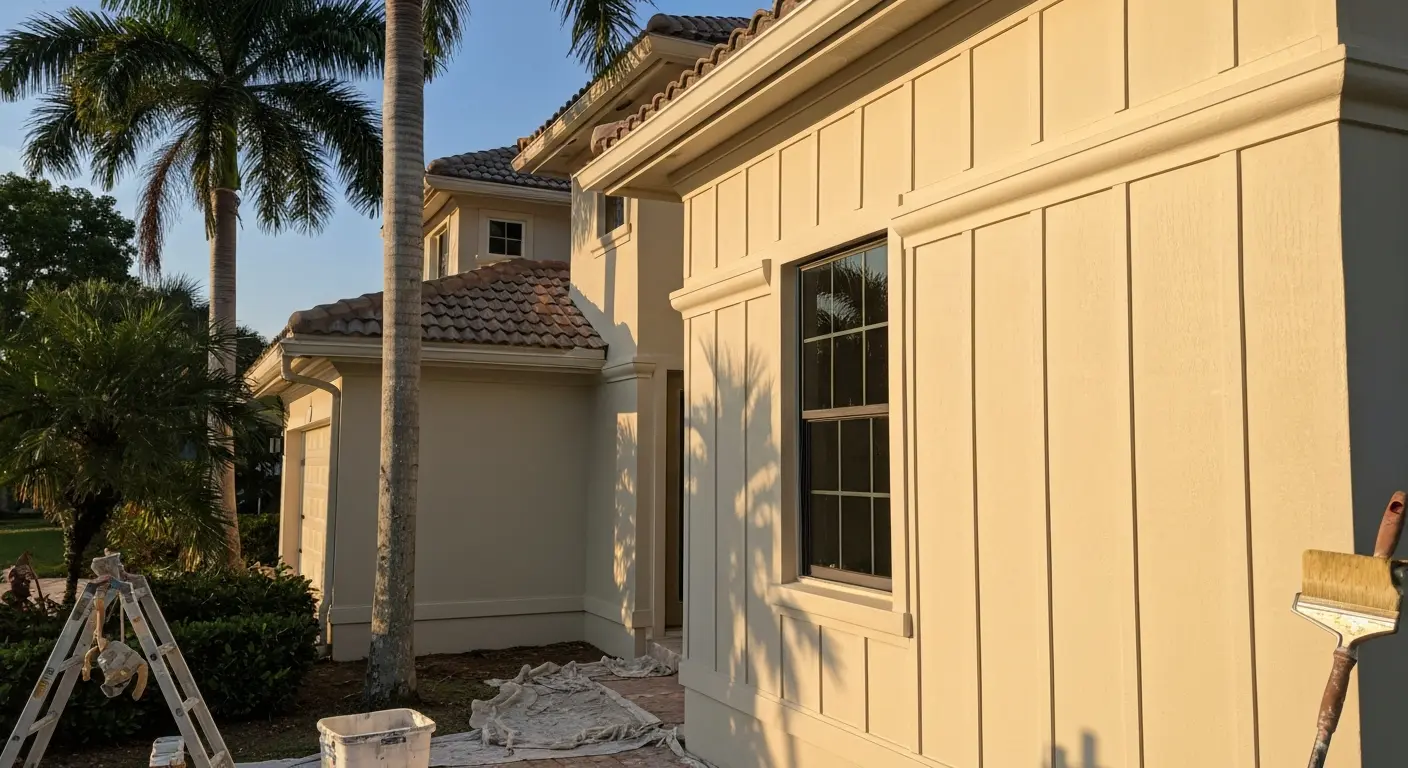 Exterior painting project