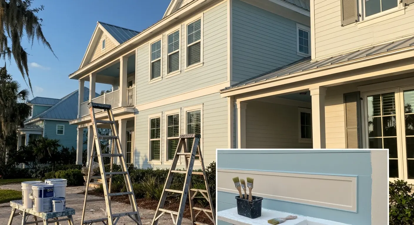 Exterior painting service