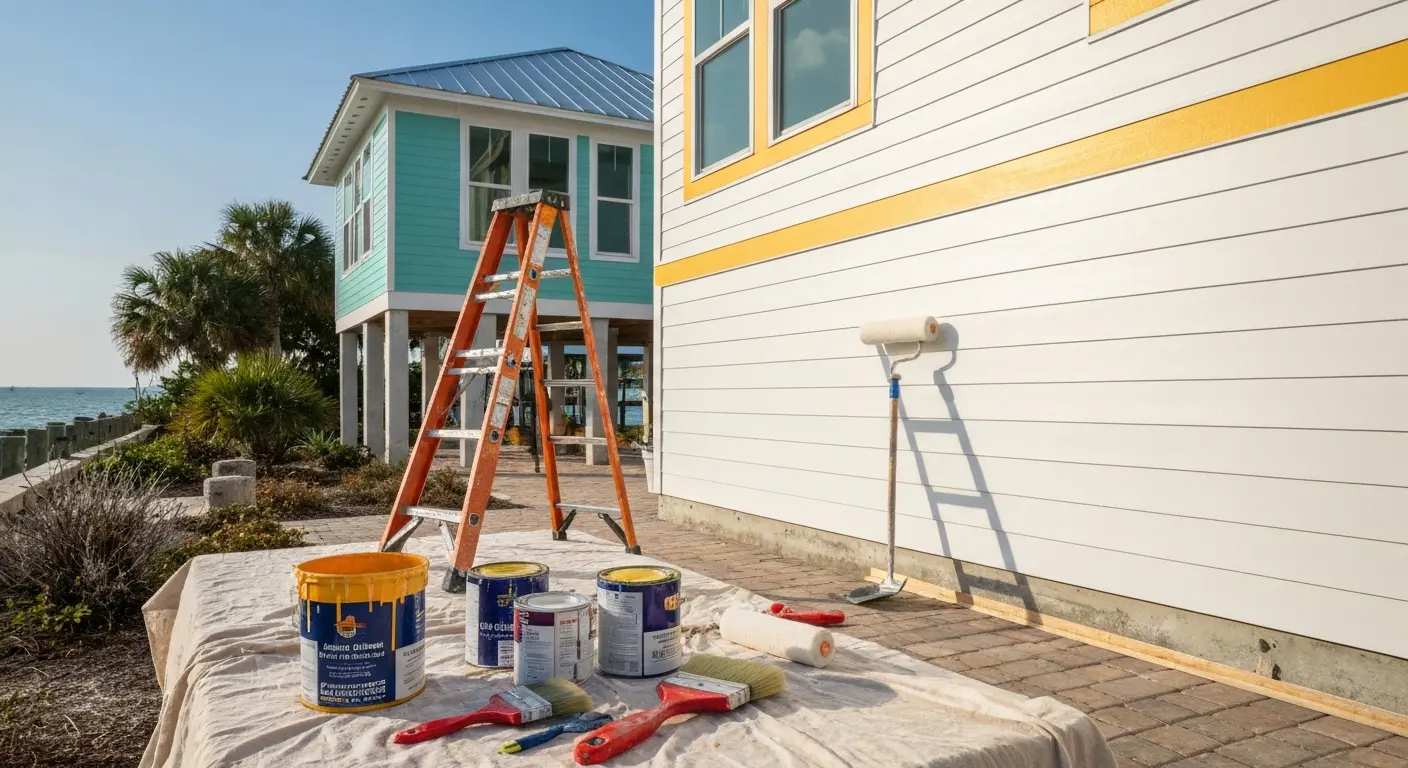 Exterior painting project