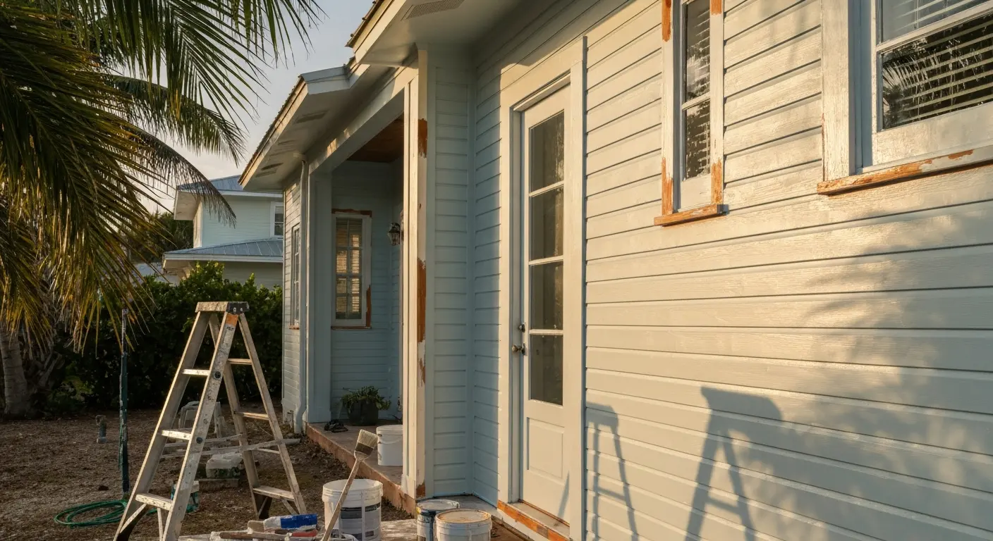Exterior painting service