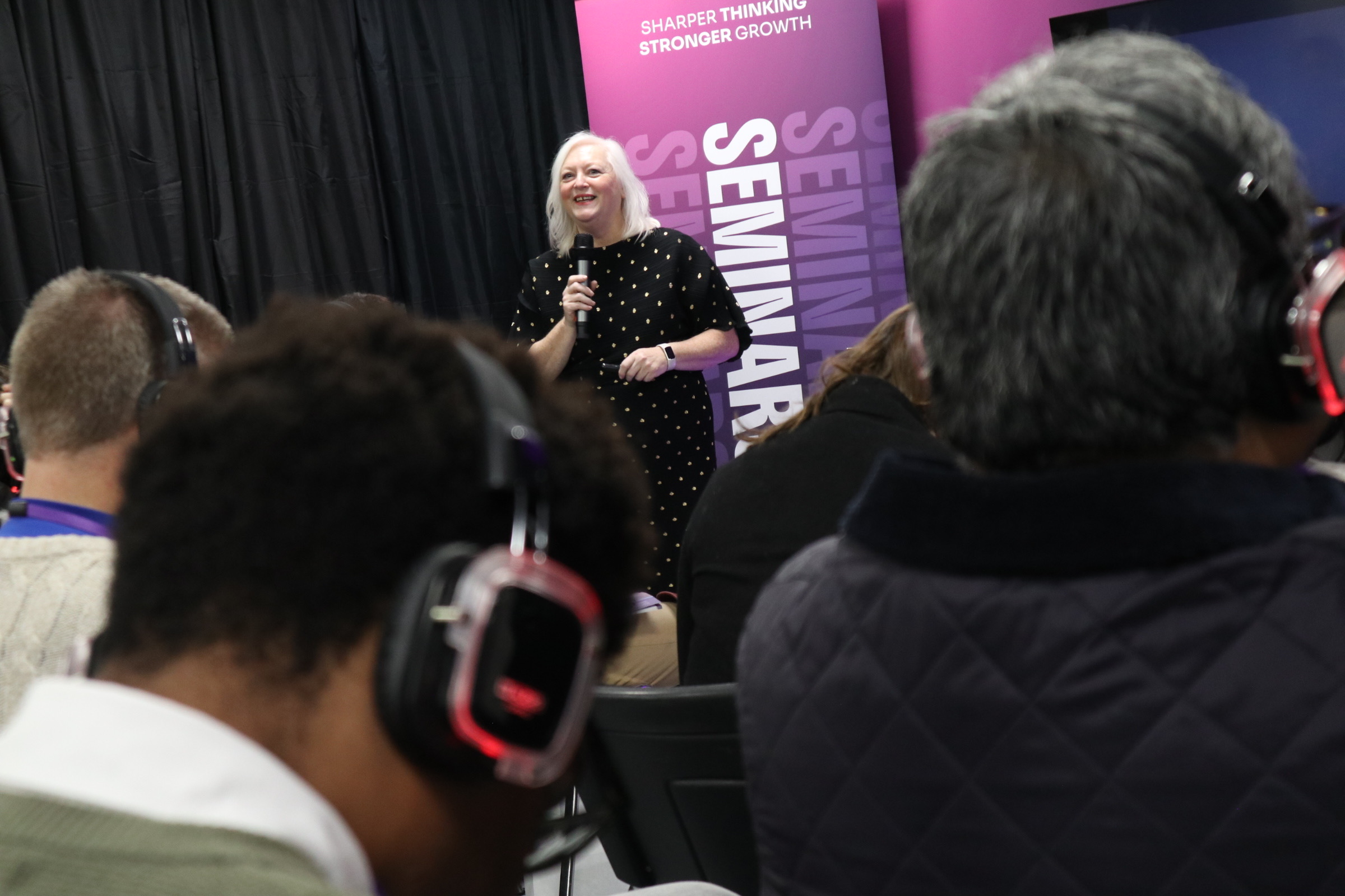 Jo speaking at Brighton B2B Expo
