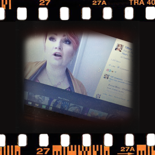 Tiffany going live on Facebook in the early days