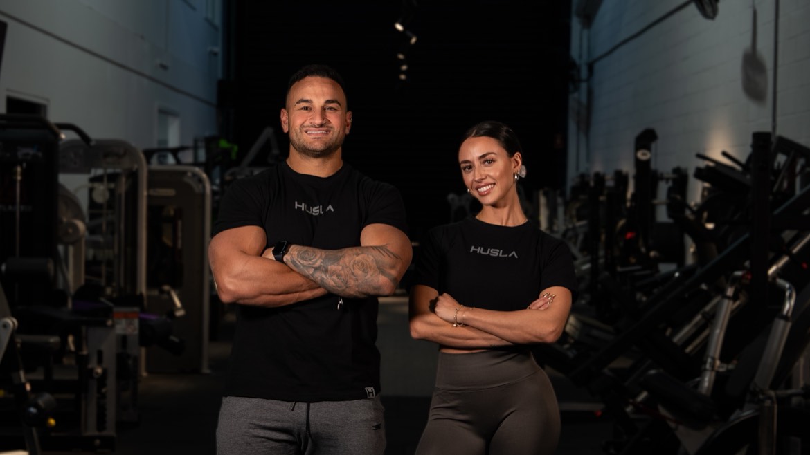 Jason and Anthea, founders of HUSLA