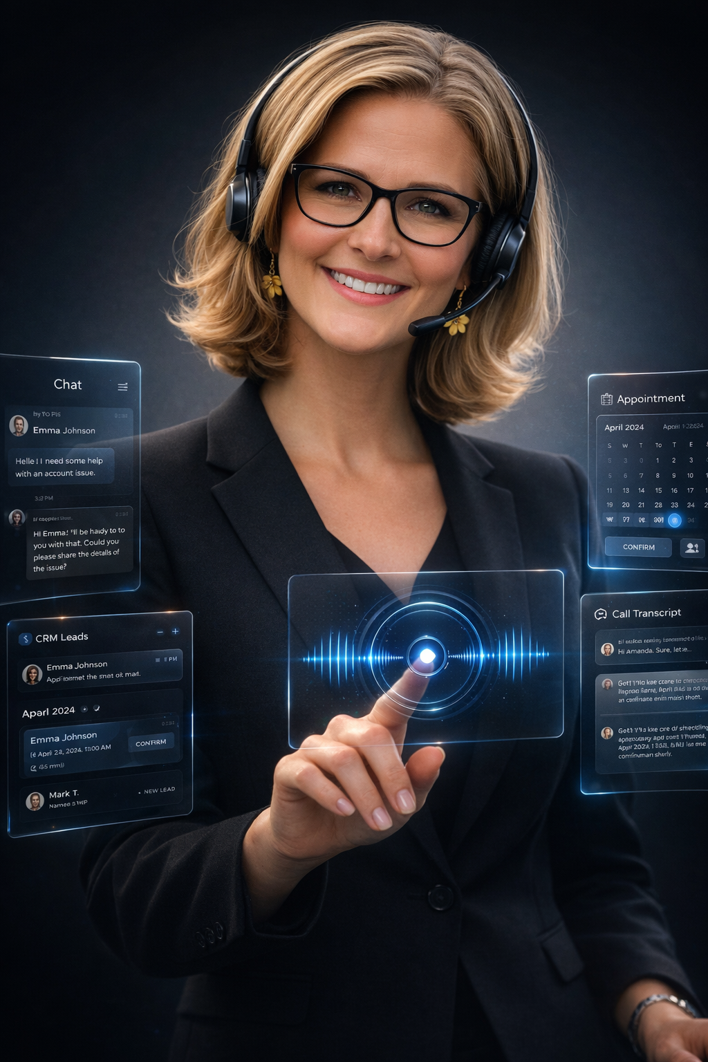 RevenueDrive AI Dashboard Visual