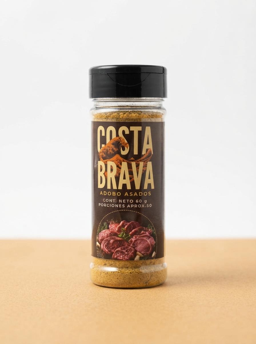 Frasco de Adobo para Asados Costa Brava, 60 g