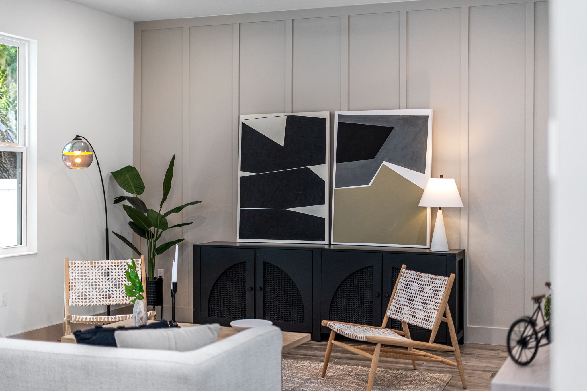 Wide interior composition