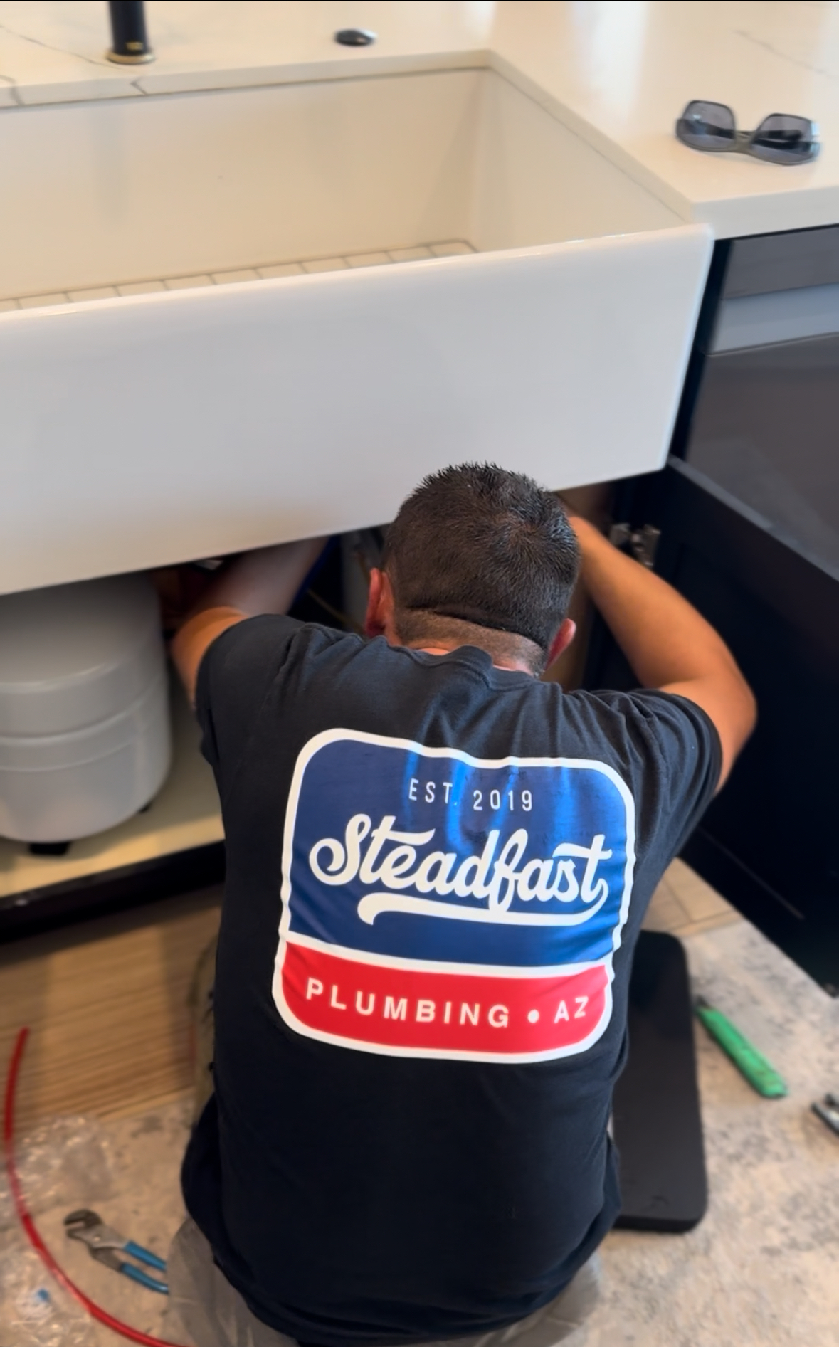 Real water softener installation by Steadfast Plumbing & Water Treatment — job 4