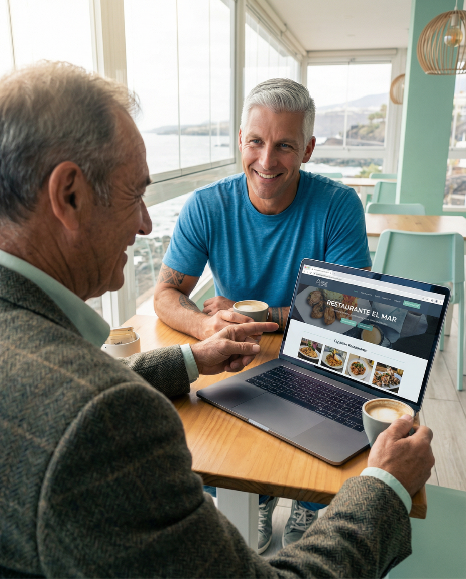 Reunión de negocios en Tenerife