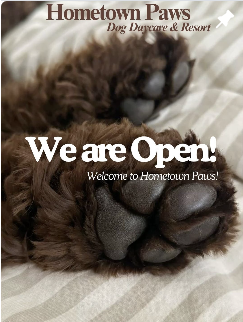 We are open! post