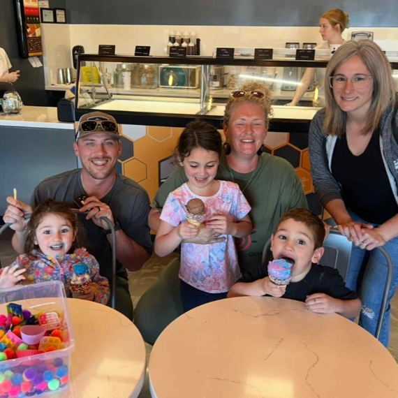 Group of therapists working with children to prepare them for school readiness