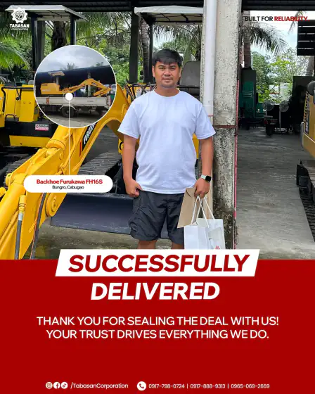 Furukawa FH16S delivered to Bungro, Cabugao