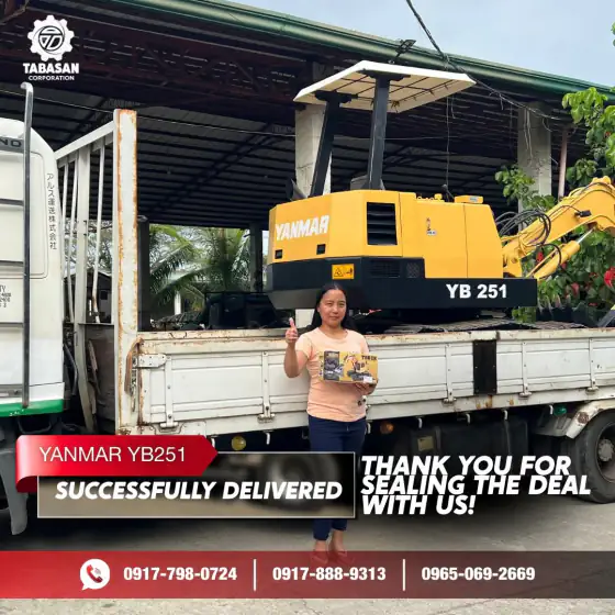 Yanmar YB251 delivered