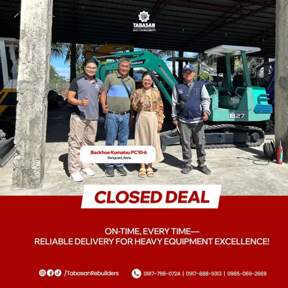 Komatsu PC10-6 closed deal, Bangued, Abra