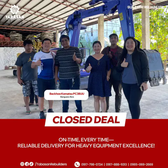 Komatsu PC38UU closed deal, Bangued, Abra