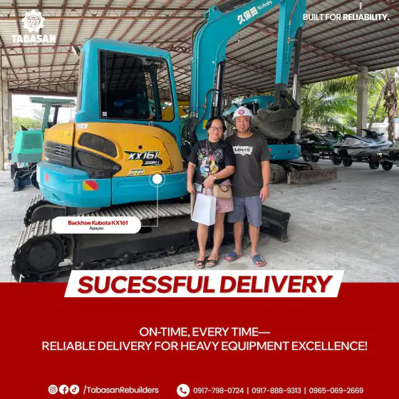Kubota KX161 delivered to Apayao
