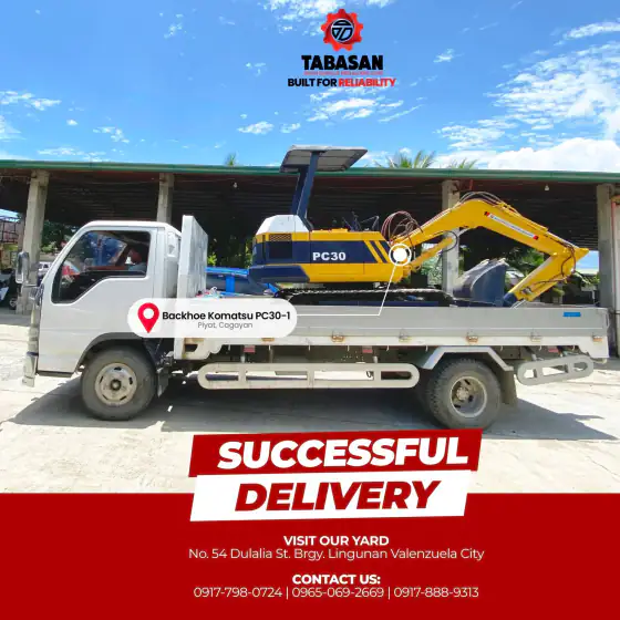 Komatsu PC30-1 delivered to Piyat, Cagayan