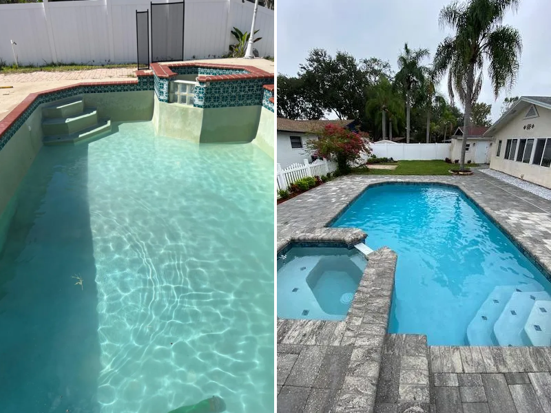 Pool remodel