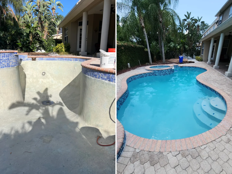 Pool remodel