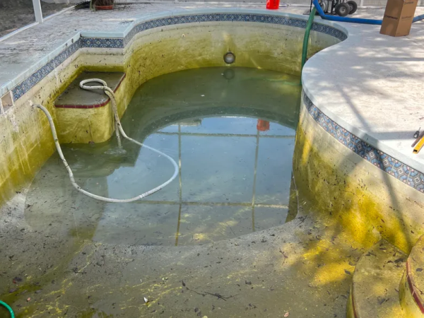 Pool before remodel