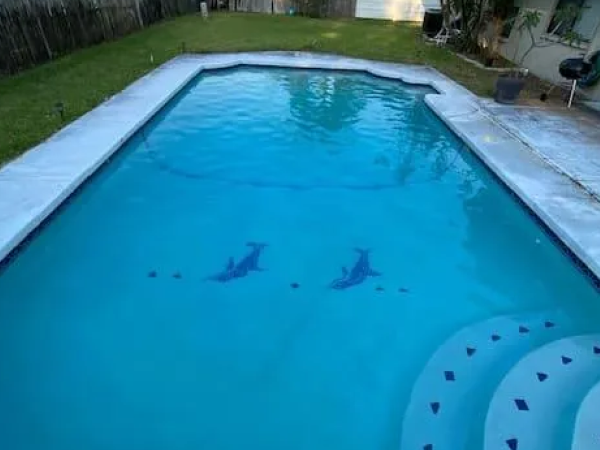 Pool after cleanup