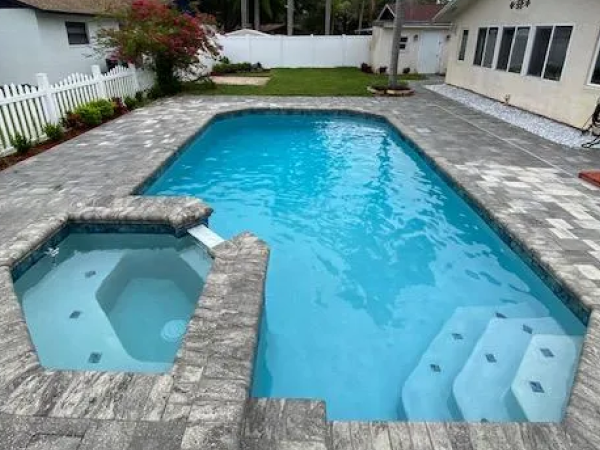 Pool after remodel