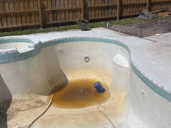 Pool before remodel