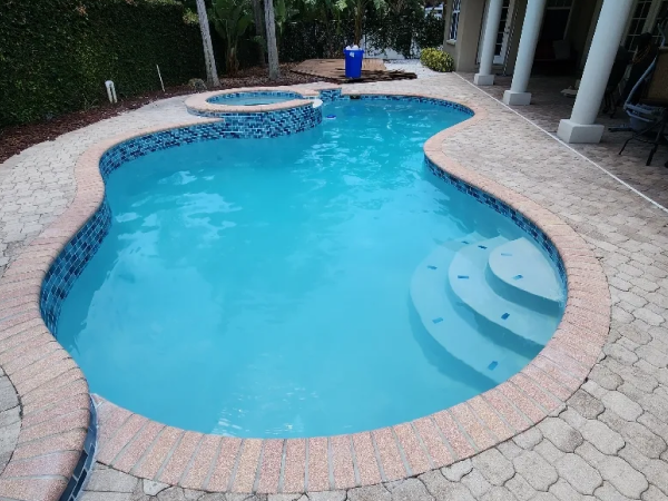 Pool after remodel