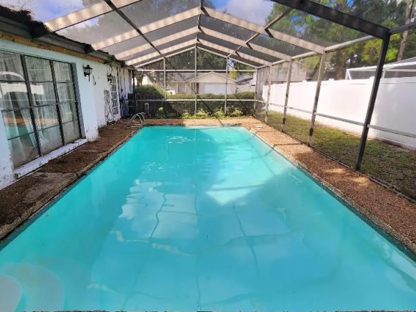 Pool after cleanup