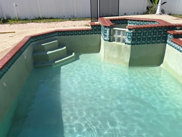 Pool before remodel