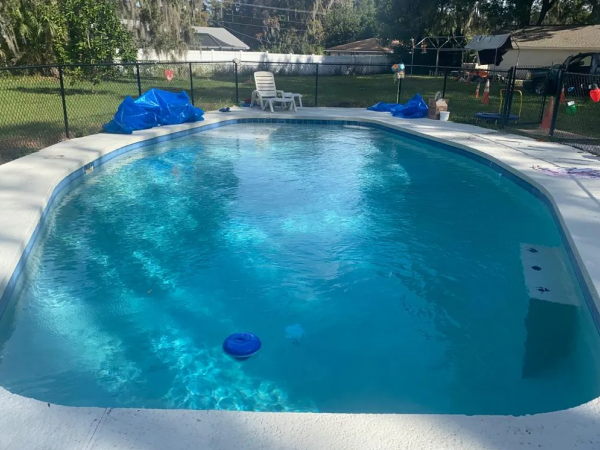 Pool after remodel