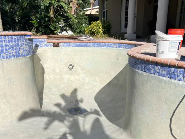 Pool before remodel