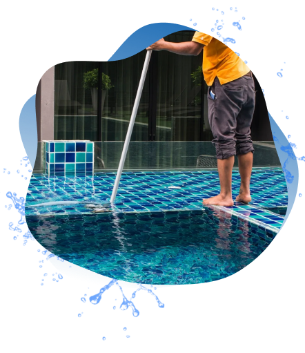 Phillips Pool Service technician