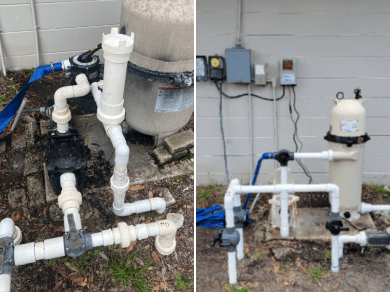 Pool equipment repair