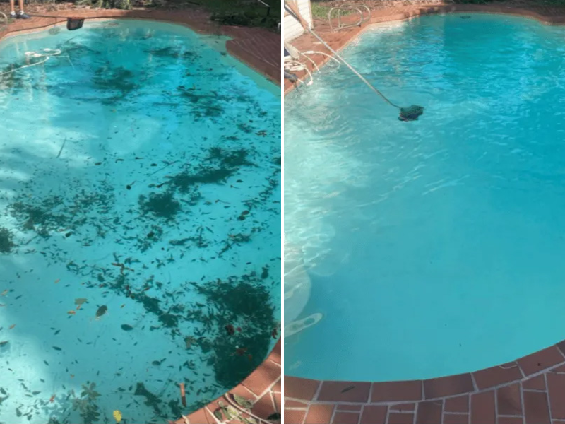 Recurring pool maintenance