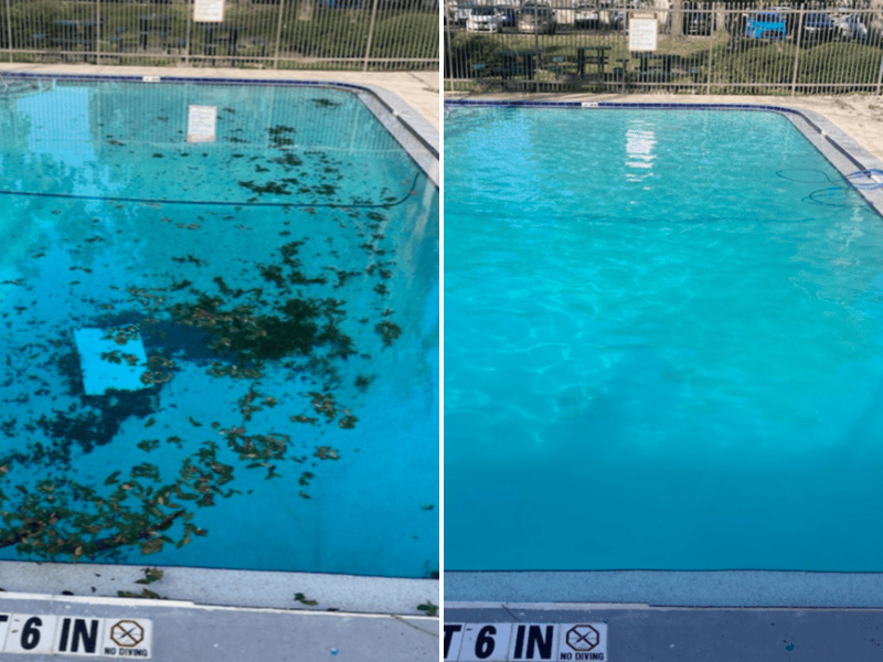 Recurring pool maintenance