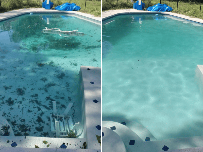 Recurring pool maintenance