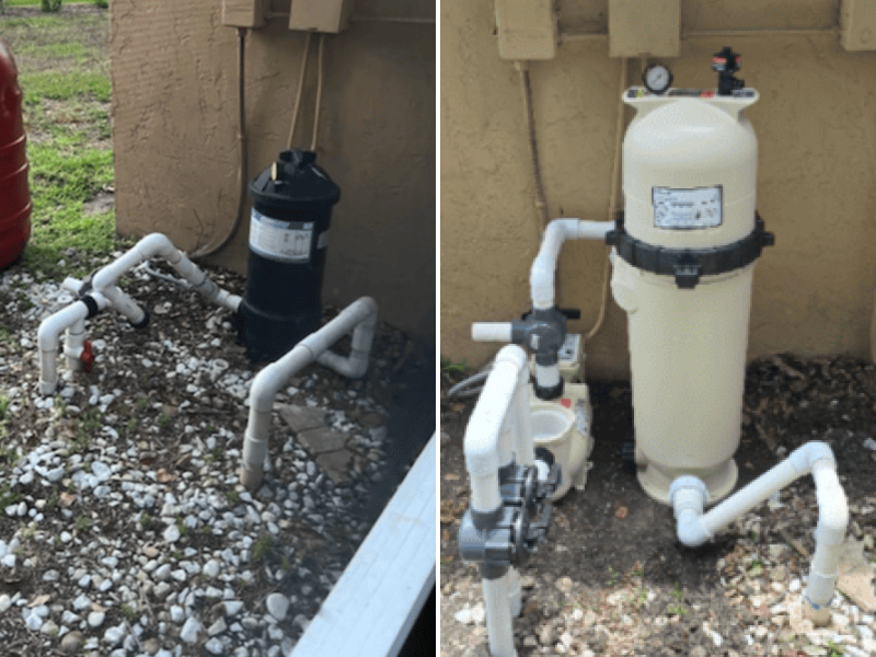 Pool equipment repair
