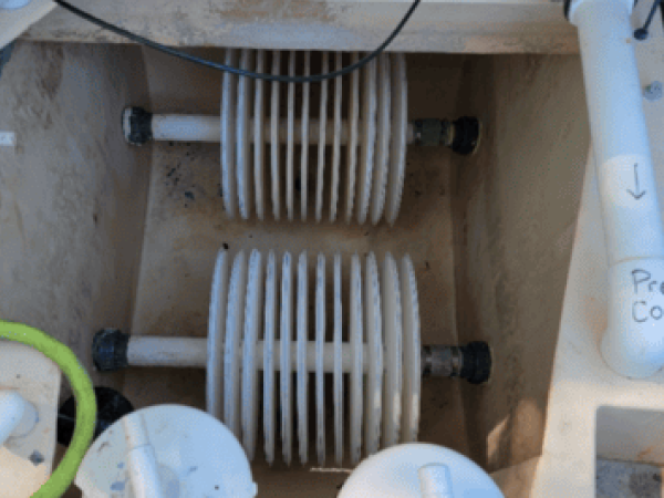 Pool equipment after repair