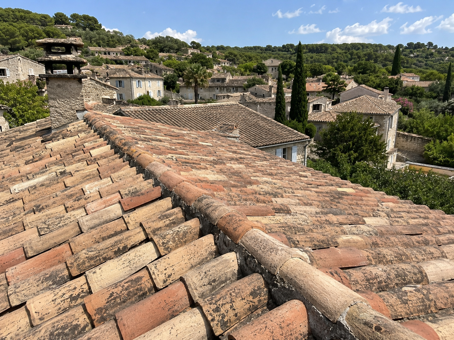 Couverture toiture tuiles Lançon-Provence