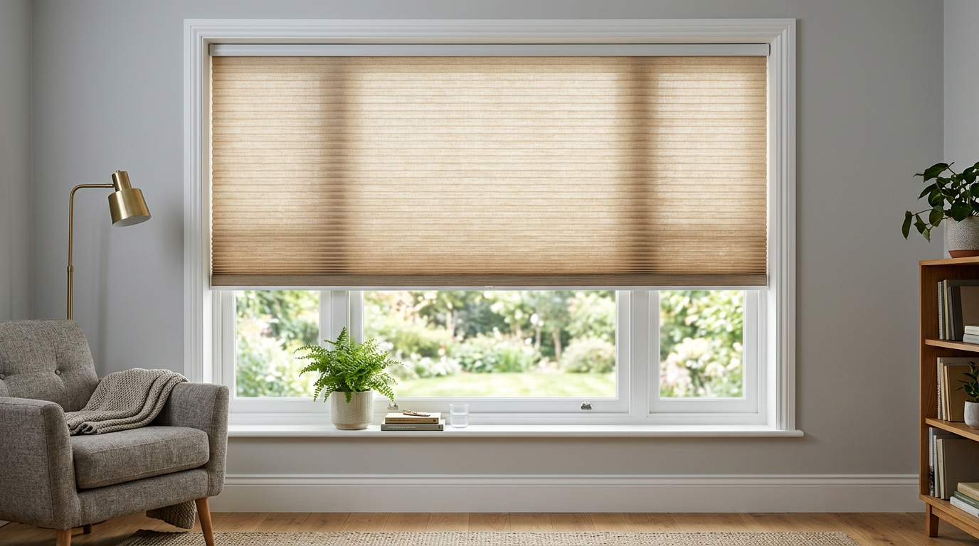 Cellular honeycomb shades Dallas Texas energy efficient