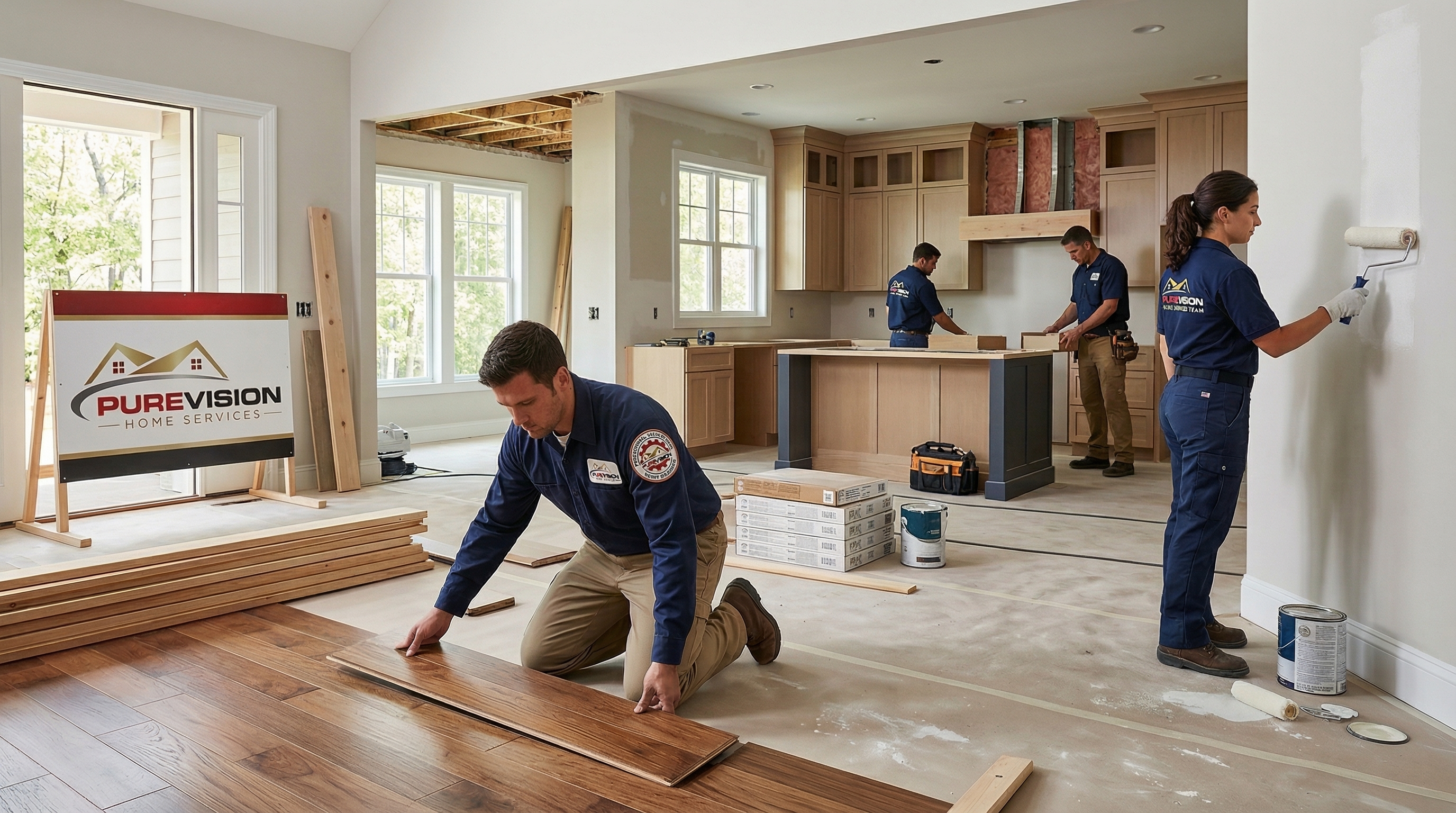 Home renovation in Dallas