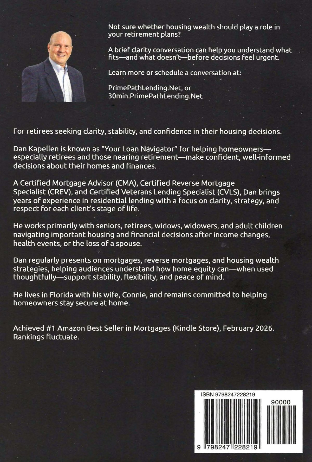 Back cover of The Housing Wealth Advice That Retirees Never Get