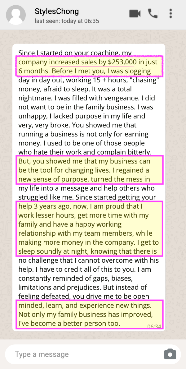WhatsApp screenshot proof 5