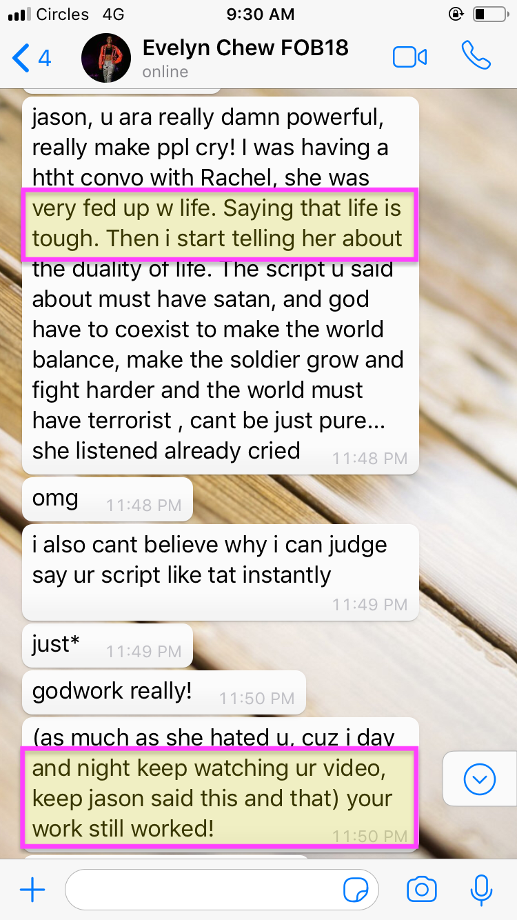 WhatsApp screenshot proof 9