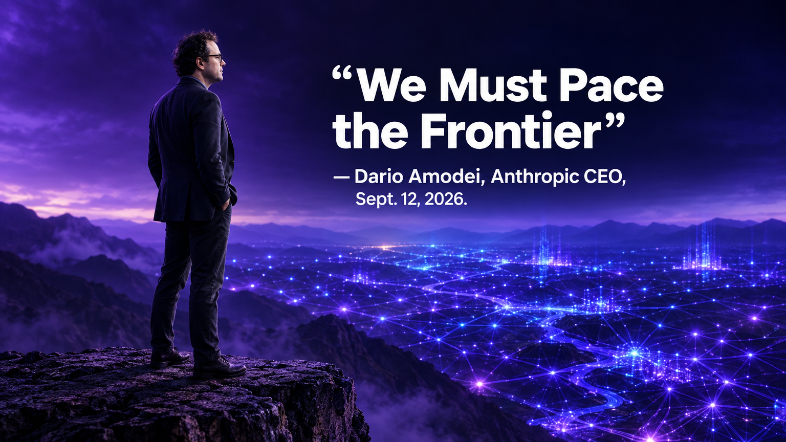 Dario Amodei Anthropic CEO outlines pace the frontier AI governance plan