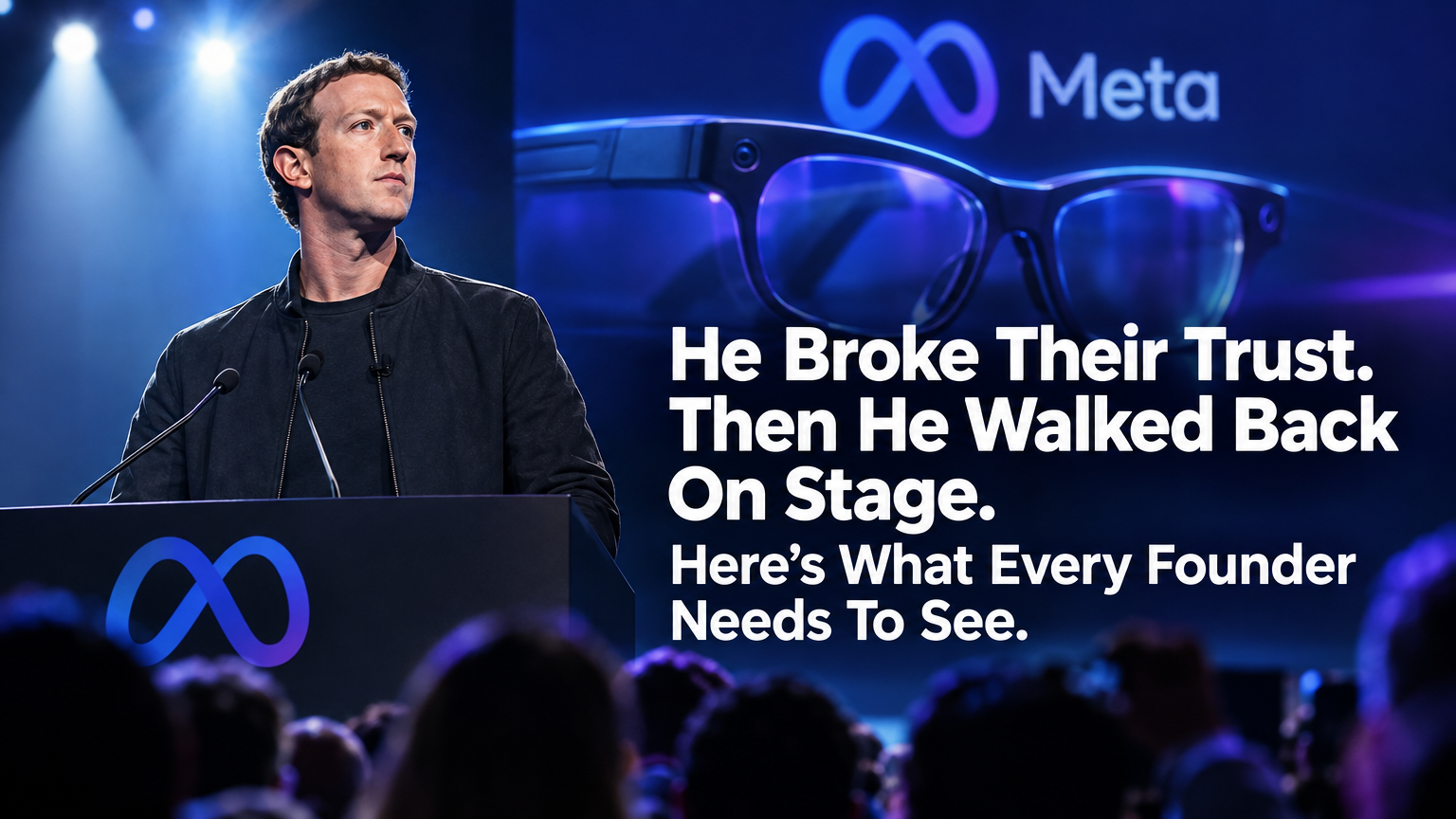 Editorial concept of a powerful tech founder standing before dramatic AI neural network backdrop representing Masayoshi Son SoftBank $11 billion bond sale founder lesson