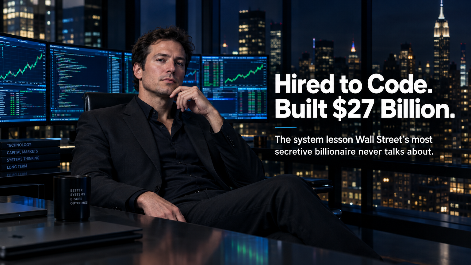 Billionaire Jason Carroll — the Hudson River Trading founder who built $27 billion in silence and the system lesson every startup founder needs right now